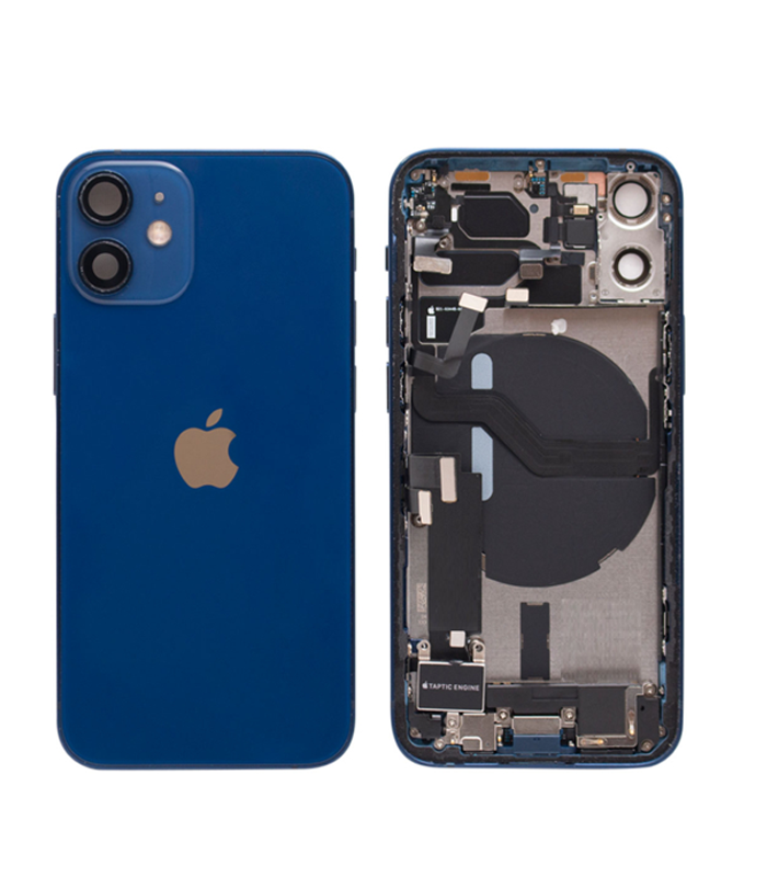 iPhone 12 Mini - Back Housing Complete (Pulled) no Battery - Blauw
