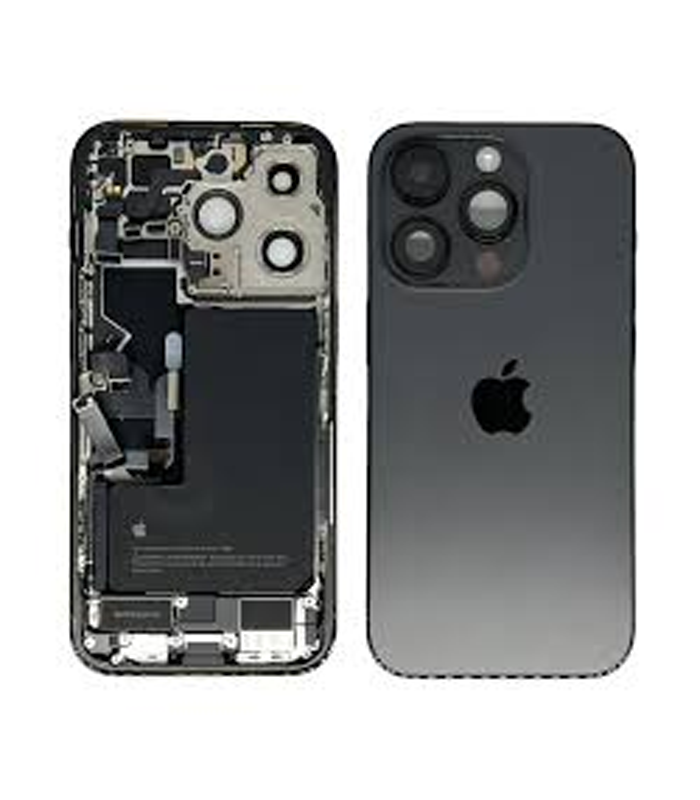 iPhone 14 Pro - Back Housing Complete (Pulled) - Zwart