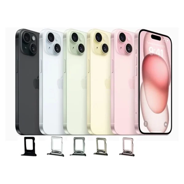 iPhone 15, 15 Plus Simcard Tray - Silver