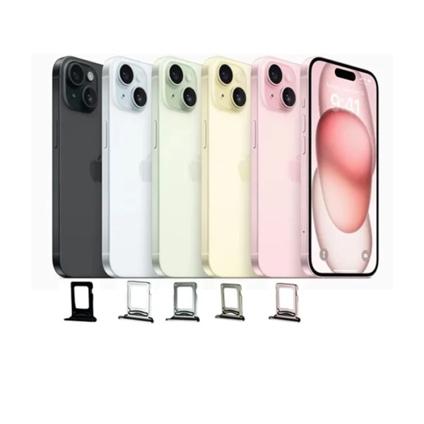 iPhone 15 Pro 15 Pro (Max)- Simcard Tray - Zwart