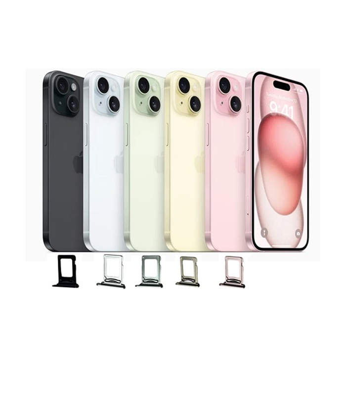 iPhone 15 Pro 15 Pro (Max)- Simcard Tray - Zwart