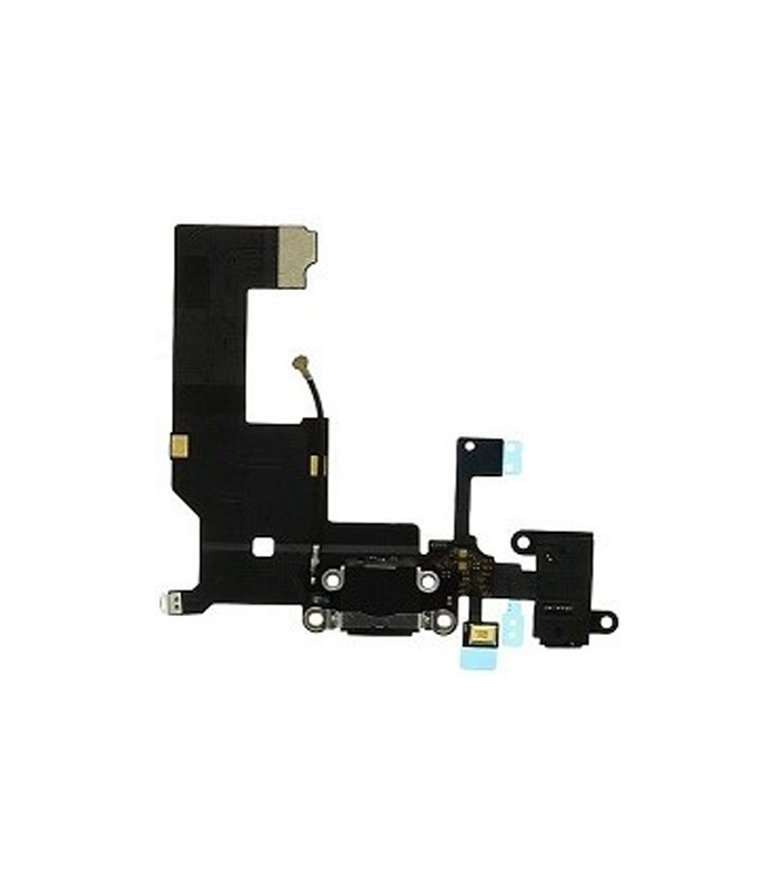 iPhone 5G Charge Flex Microphone Audio Jack - Zwart