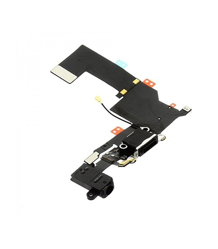 iPhone 5S - Charge Flex + Audio Jack - Zwart