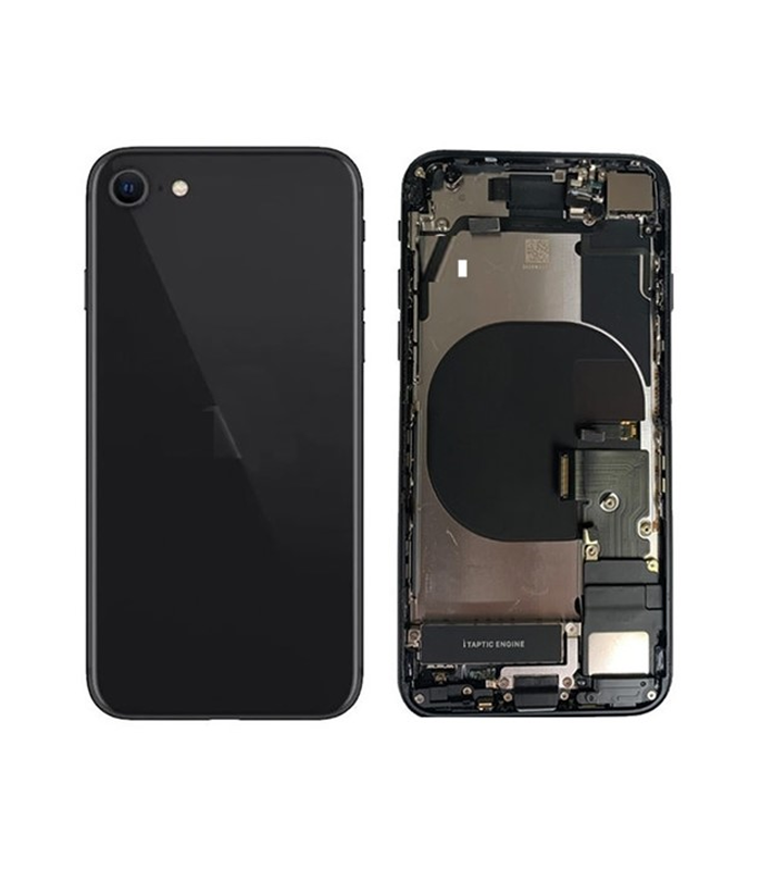iPhone SE (2020) - Back Housing (Pulled) - Zwart