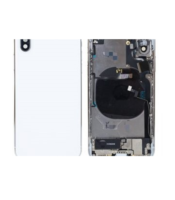 iPhone X - Back Housing (Pulled) no Battery - Wit