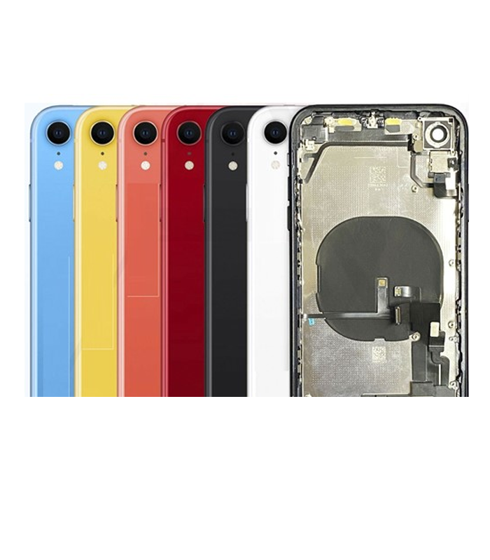 iPhone XR - Back Housing Complete (Pulled) - Coral Red