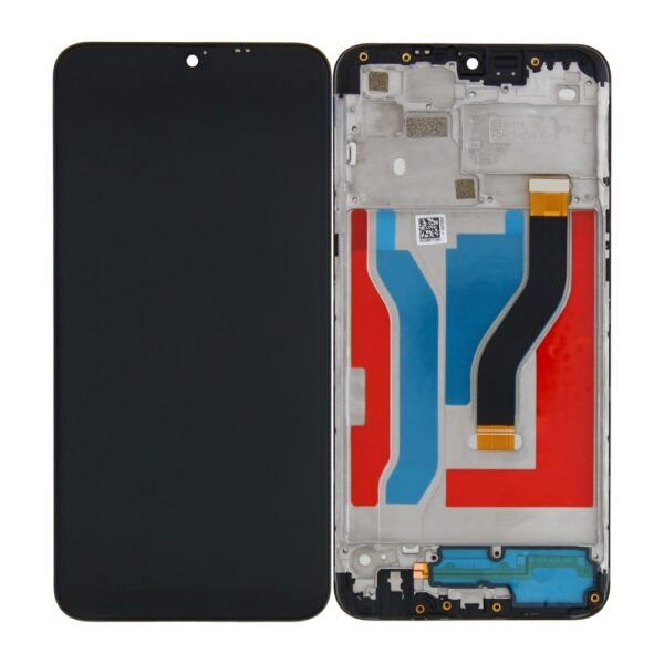 Samsung Galaxy A10s LCD Display With Frame Service Pack - Black