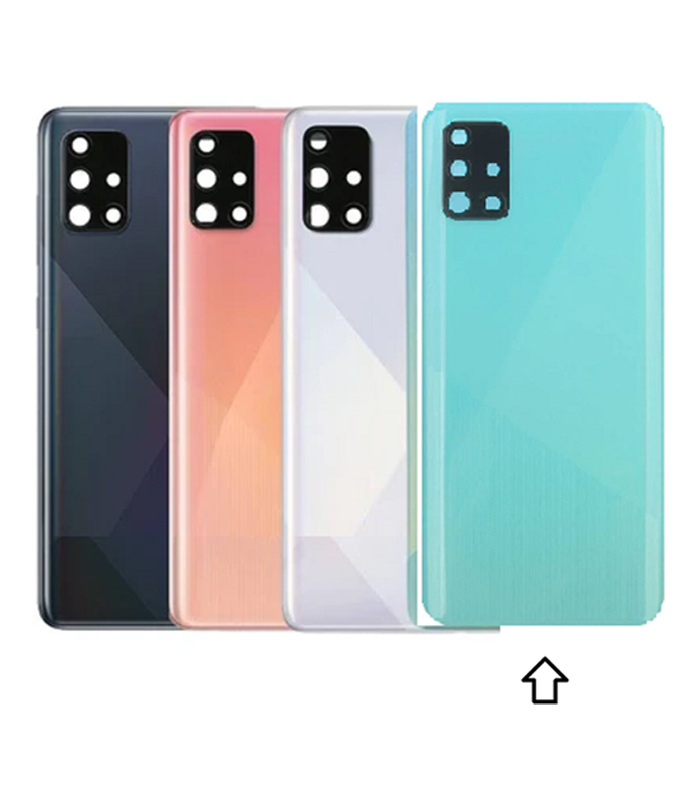 Battery Cover Galaxy A51 Met Lens - Blauw