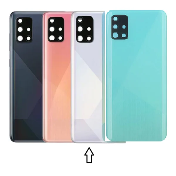 Battery Cover Galaxy A51 Met Lens - Wit