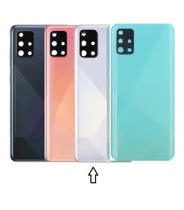 Battery Cover Galaxy A51 Met Lens - Wit