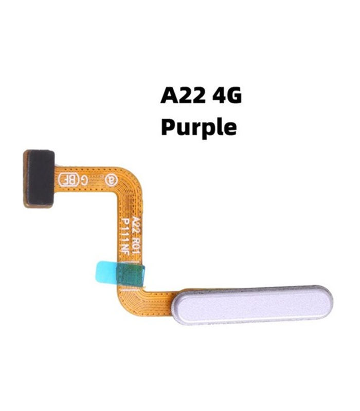 Galaxy A22 4G - Fingerprint Power Flex - Paars