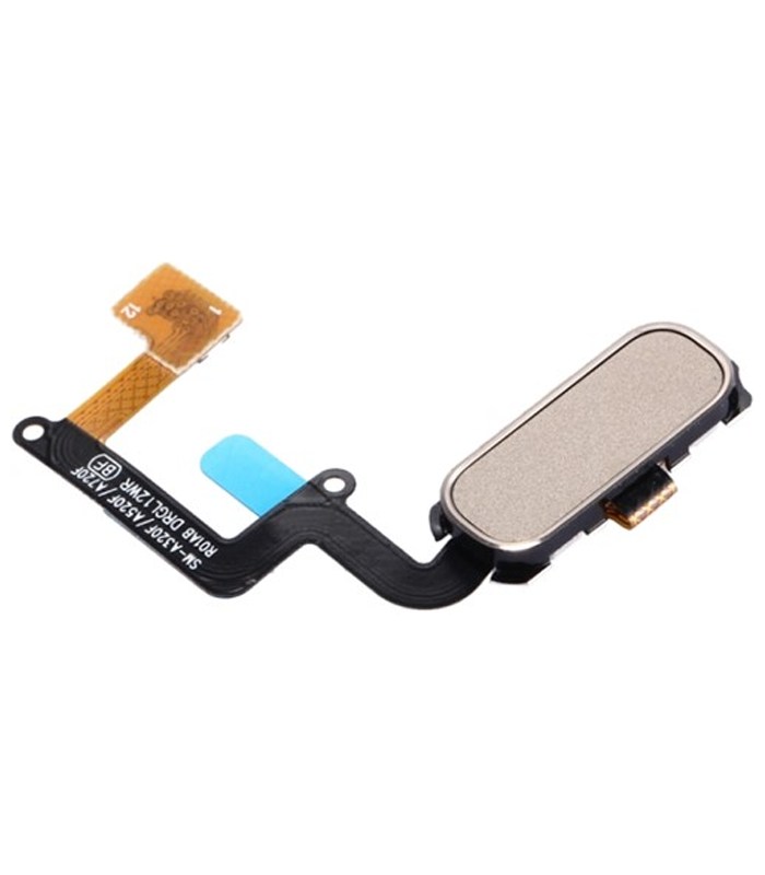 Galaxy A3 2017 A320F A5 2017 A520F A7 2017 A720F - Home Button Flex - Goud