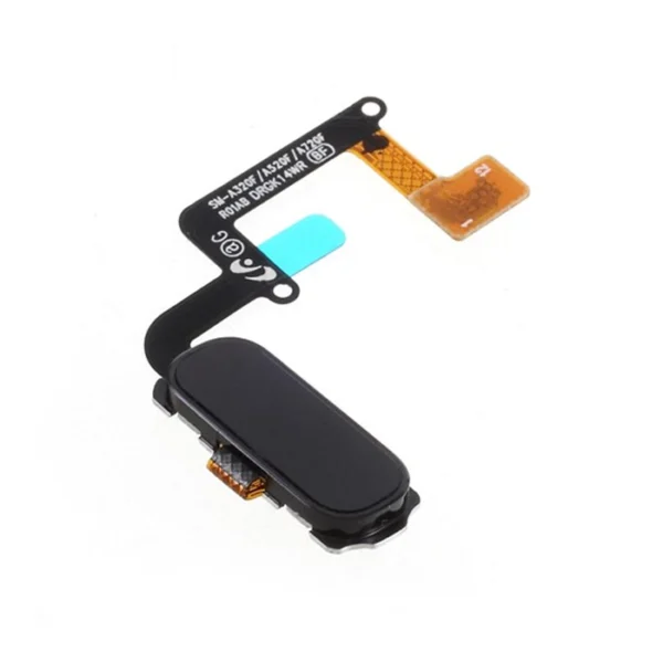 Galaxy A3 2017 A320F A5 2017 A520F A7 2017 A720F - Home Button Flex - Zwart