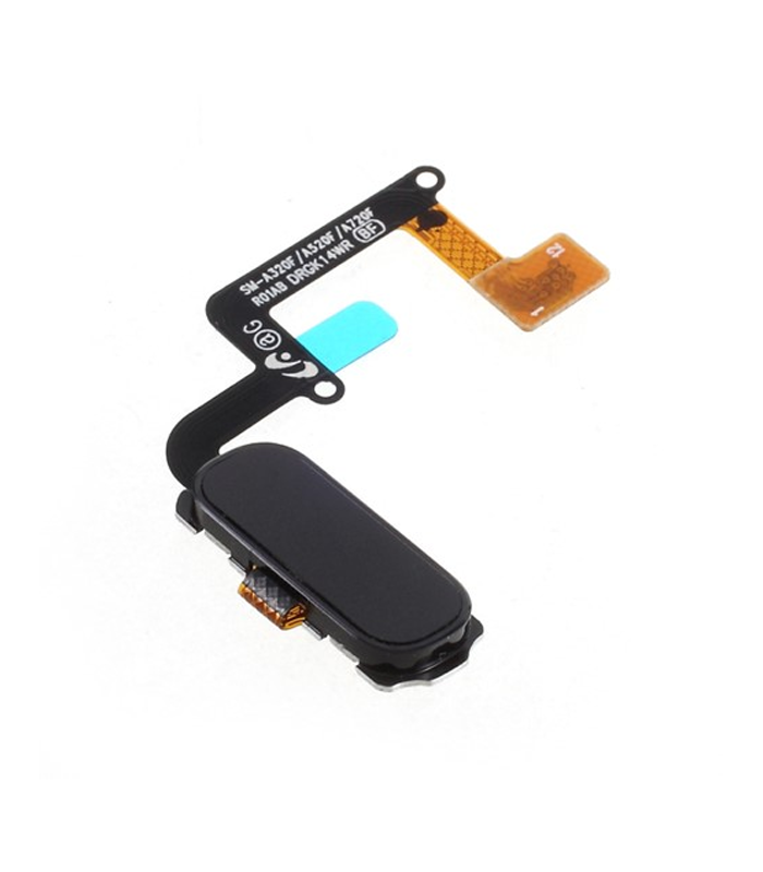 Galaxy A3 2017 A320F A5 2017 A520F A7 2017 A720F - Home Button Flex - Zwart
