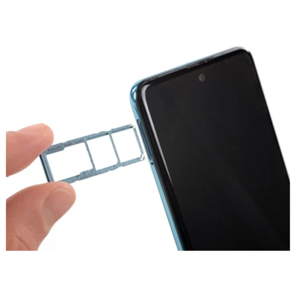 Galaxy A51 - DUO Simcard Tray - Blauw