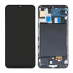 LCD Display Complete OLED with Frame Galaxy A50 - Zwart