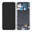 LCD Display Complete OLED with Frame Galaxy A50 - Zwart