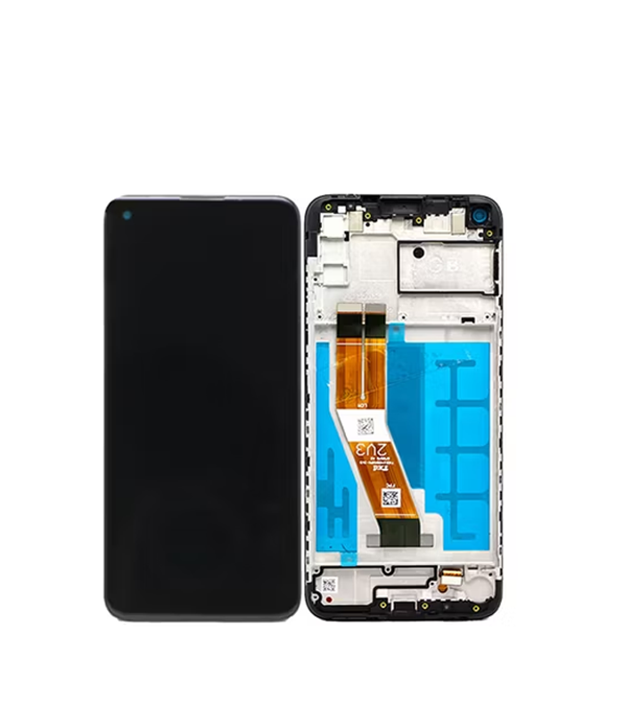 LCD Display Complete with Frame ORG Galaxy A11 - Zwart
