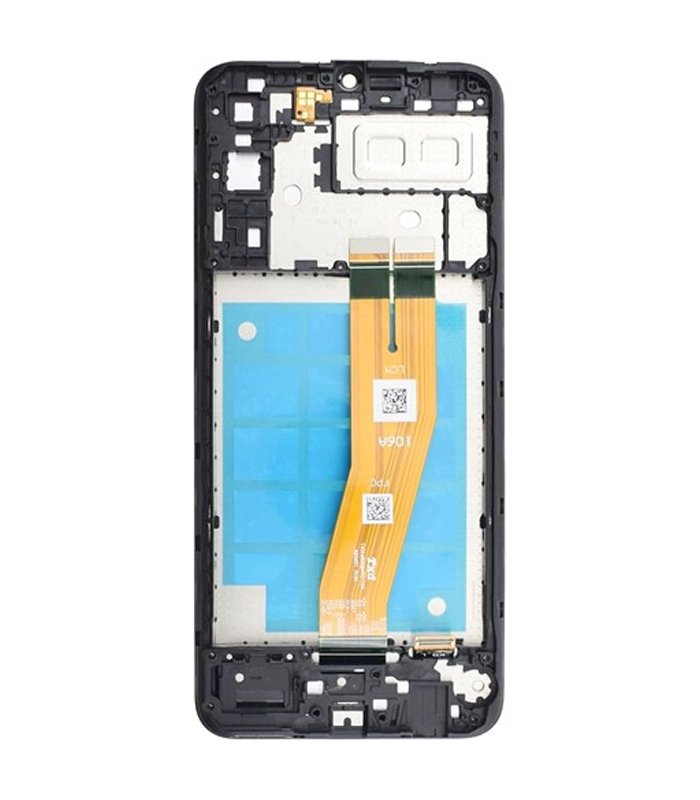 LCD Display Galaxy A04e A042 with Frame NEW ORG - Zwart