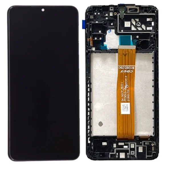 LCD Display Galaxy A04s A047 with Frame NEW ORG - Zwart