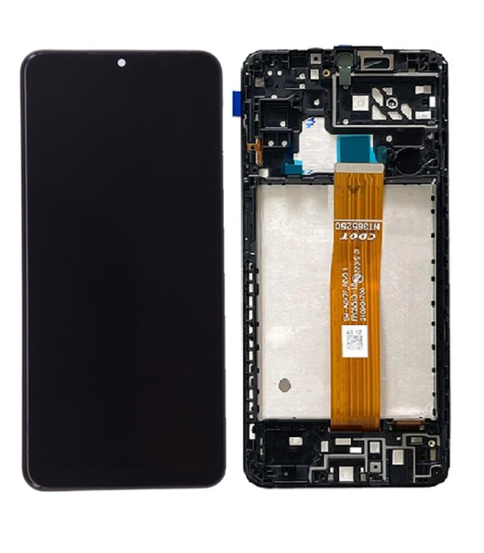 LCD Display Galaxy A04s A047 with Frame NEW ORG - Zwart