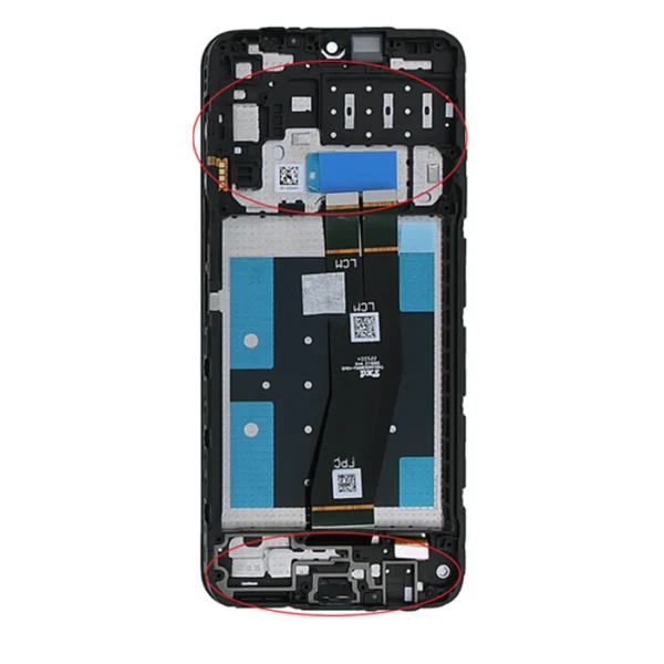 LCD Display Galaxy A14 4G A145 with Frame New ORG - Zwart