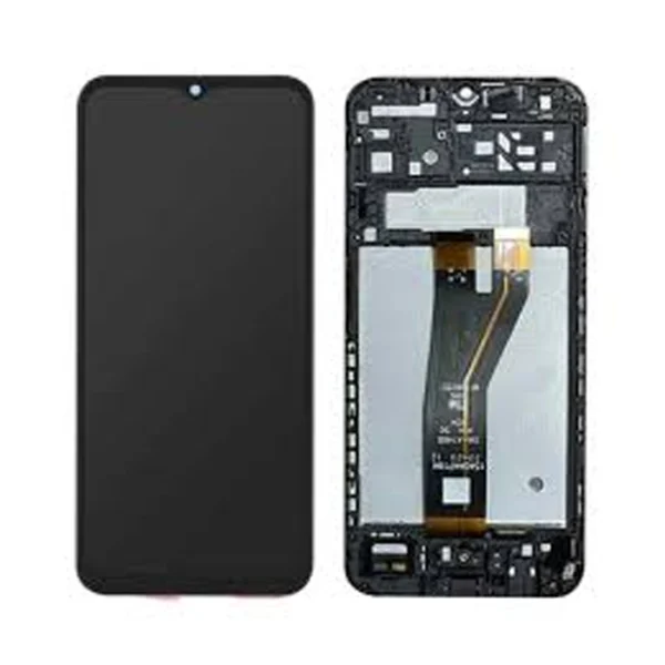 LCD Display Galaxy A14 A146B with Frame New ORG - Zwart