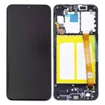 LCD Display Galaxy A20e A202 with Frame New ORG - Zwart