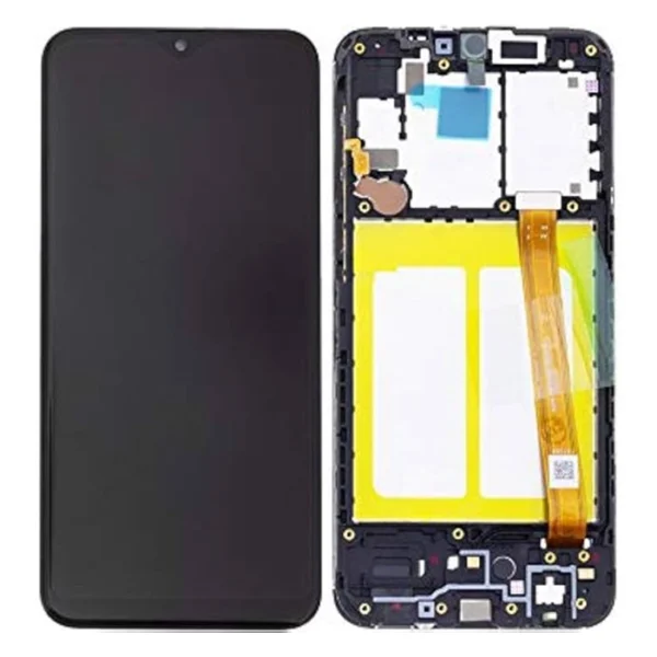 LCD Display Galaxy A20e A202 with Frame New ORG - Zwart