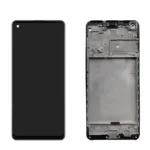 LCD Display Galaxy A21 with Frame New ORG - Zwart
