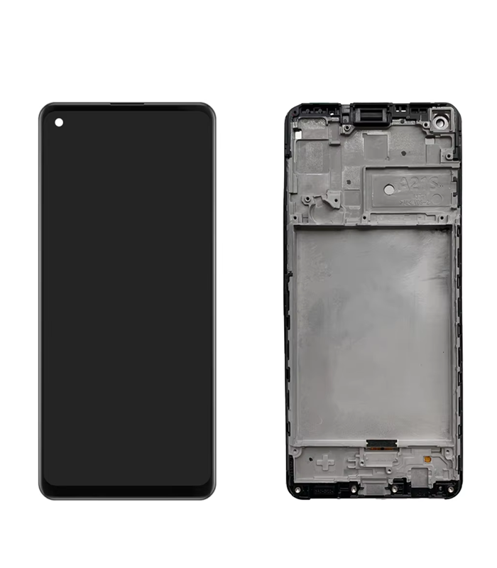 LCD Display Galaxy A21 with Frame New ORG - Zwart