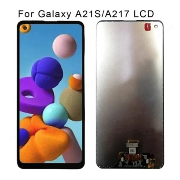 LCD Display Galaxy A21s A217 no Frame New ORG - Zwart