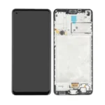 LCD Display Galaxy A21s A217 with Frame New ORG - Zwart