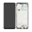 LCD Display Galaxy A21s A217 with Frame New ORG - Zwart