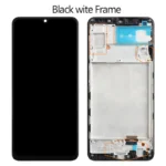 LCD Display Galaxy A22 4G with Frame OLED - Zwart