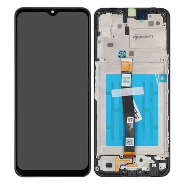 LCD Display Galaxy A22 5G A226 with Frame New ORG - Zwart
