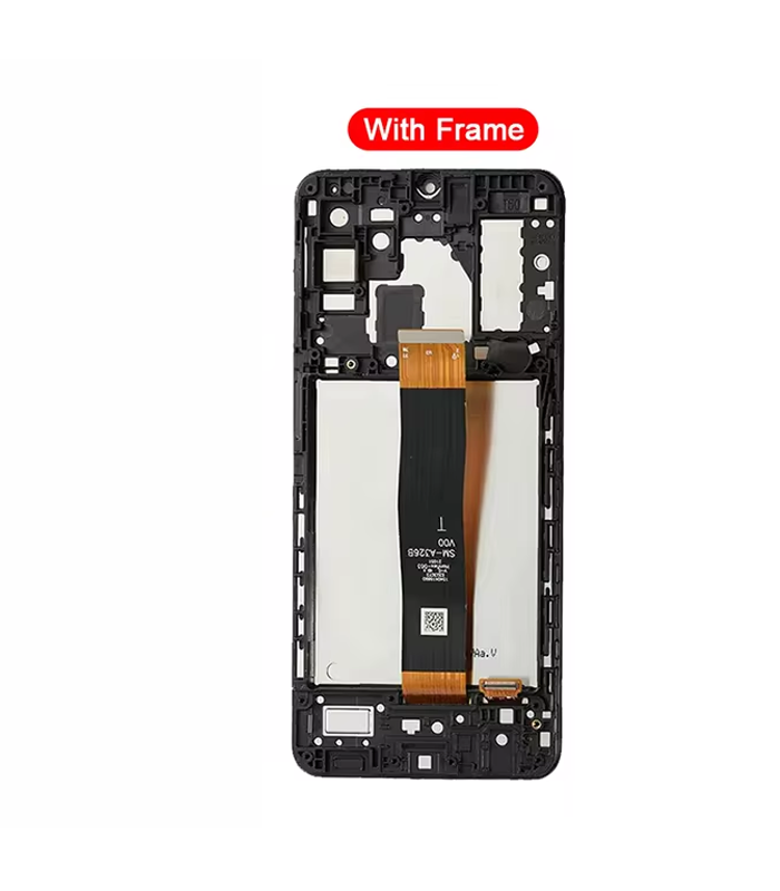 LCD Display Galaxy A32 5G A326 with Frame New ORG - Zwart