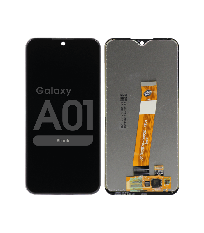 LCD Display ORG with Frame Galaxy A01 - Zwart