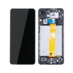 LCD Display Service Pack Galaxy A02 A022 with Frame GH82-25250A - Zwart