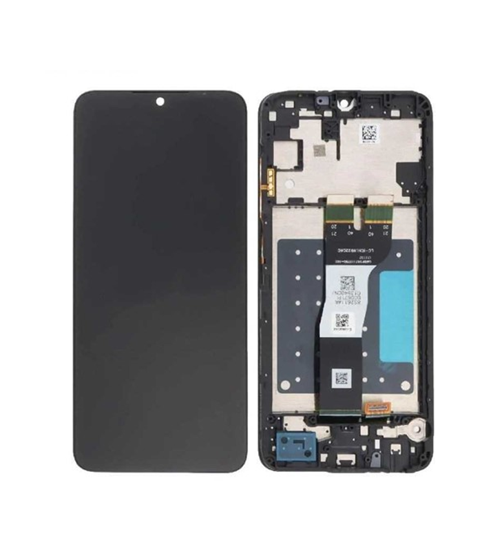 LCD Display Service Pack Galaxy A05 A055G with Frame GH81-24189A - Zwart