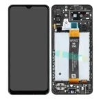 LCD Display Service Pack Galaxy A13 5G (A136) with Frame GH82-29077A - Zwart