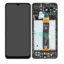 LCD Display Service Pack Galaxy A13 5G (A136) with Frame GH82-29077A - Zwart