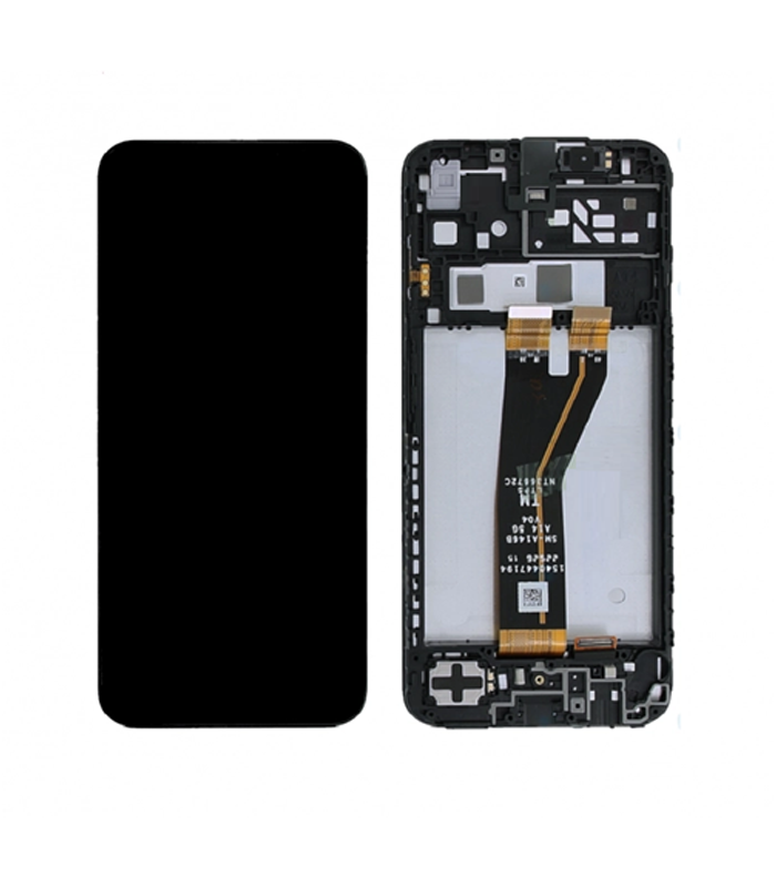 LCD Display Service Pack Galaxy A145F (A14 4G 2023) (NON EU) with Frame GH82-31184A - Zwart