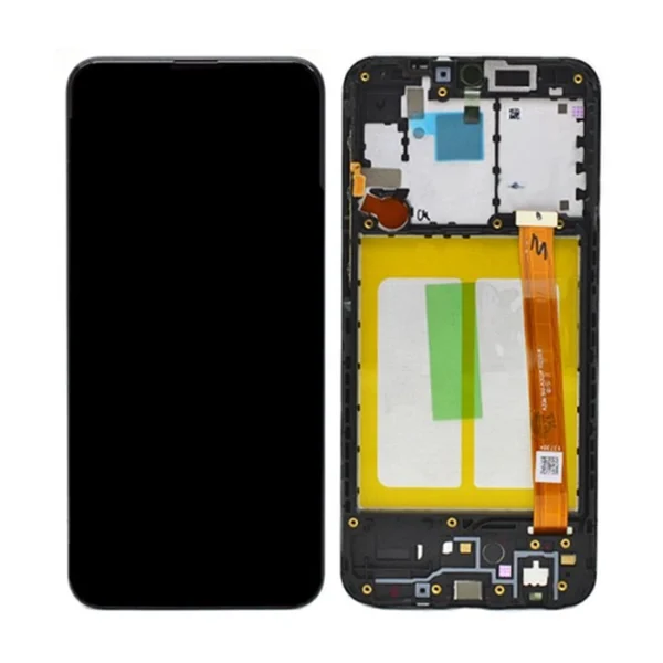 LCD Display Service Pack Galaxy A20e A202 with Frame GH82-20186A - Zwart