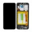 LCD Display Service Pack Galaxy A20e A202 with Frame GH82-20186A - Zwart