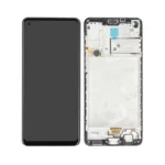LCD Display Service Pack Galaxy A21s A217 with Frame GH82-22988A - Zwart