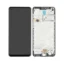 LCD Display Service Pack Galaxy A21s A217 with Frame GH82-22988A - Zwart