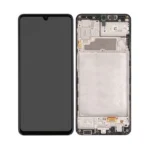 LCD Display Service Pack Galaxy A22 4G with Frame GH82-25944A - Zwart