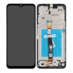 LCD Display Service Pack Galaxy A22 5G A226 with Frame GH81-20694A - Zwart