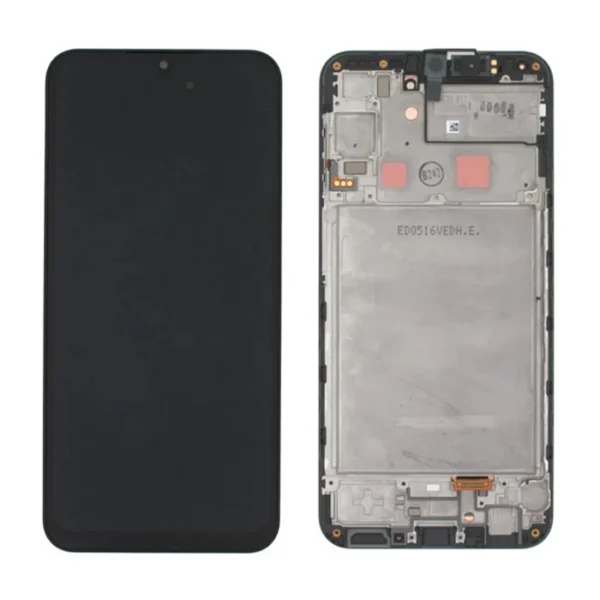 LCD Display Service Pack Galaxy A24 4G A245F with Frame GH82-31240A - Zwart